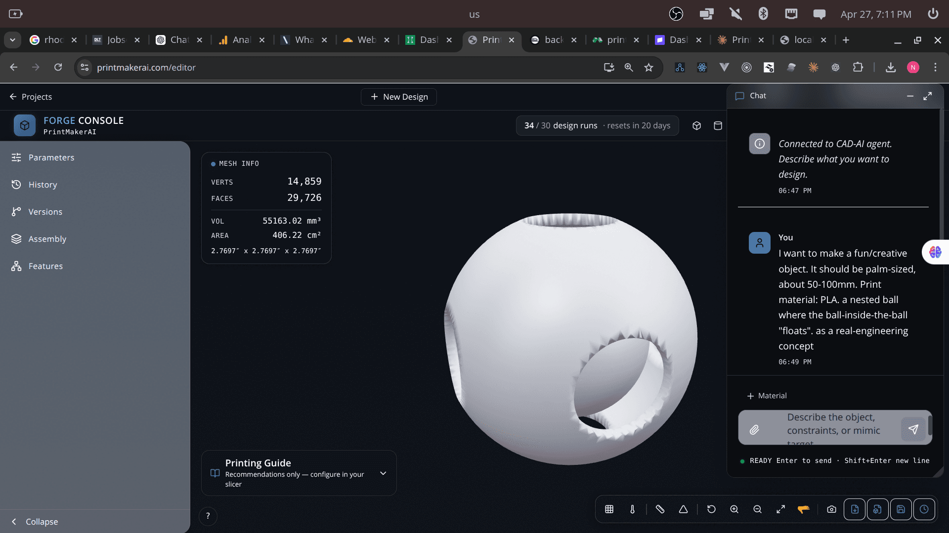 Nested Floating Ball gallery thumbnail